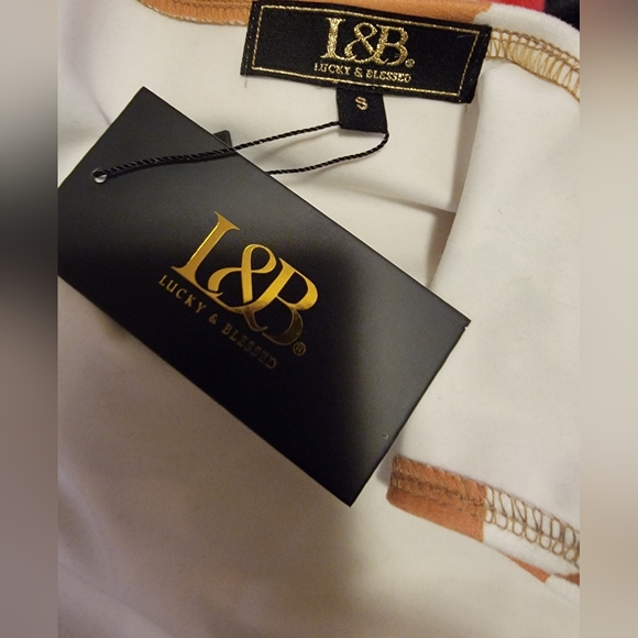 (NWT) Lucky & Blessed Brown and White Fringe Vest - Picture 3 of 3